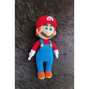 Mario Bros Crochet doll, Handmade Amigurumi,Plush Toy,super Mario Bros movie